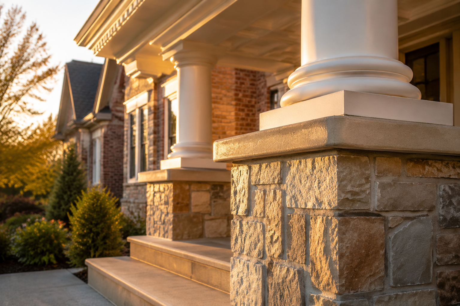Best Materials for Long Island Portico Construction