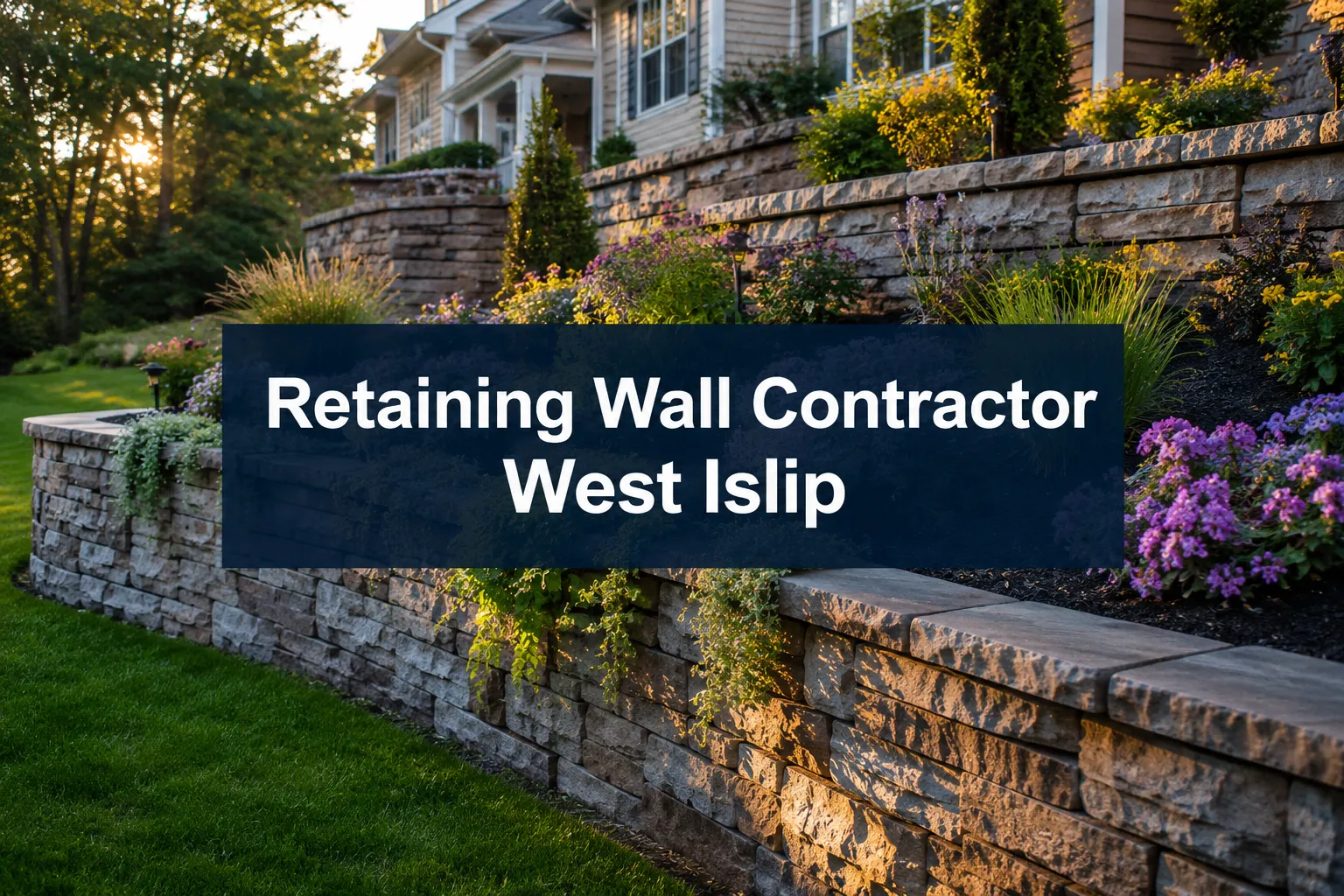 Retaining Wall Contractor West Islip: What Every Long Island Homeowner Must Know